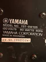 Yamaha YST-SW205 Powered Subwoofer 8" 150W - Image 2