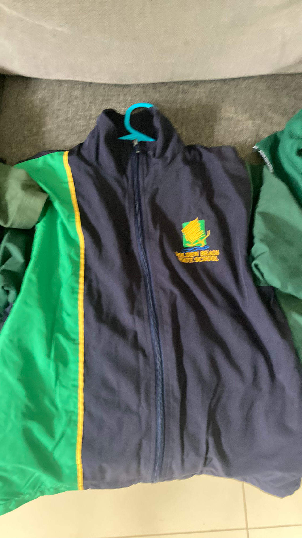 Golden beach clothing