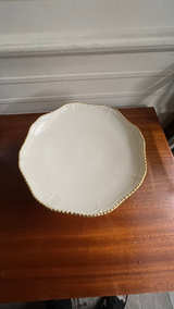 Lenox Gold Rimmed Cake Stand 9-inch - Image 2