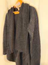 Margaret O'Leary Black Sweater Throw Cardigan Womens - Image 5
