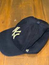 New York Yankees XL Baseball Cap Fitted Blue Navy 47 Brand MLB  - Image 2
