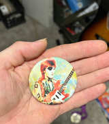 David Bowie Halloween Jack Pinback Button - Image 1