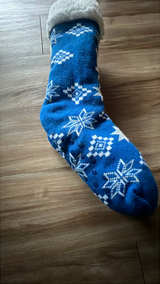 FOCO Los Angeles Dodgers Footy Slipper Socks - Image 2
