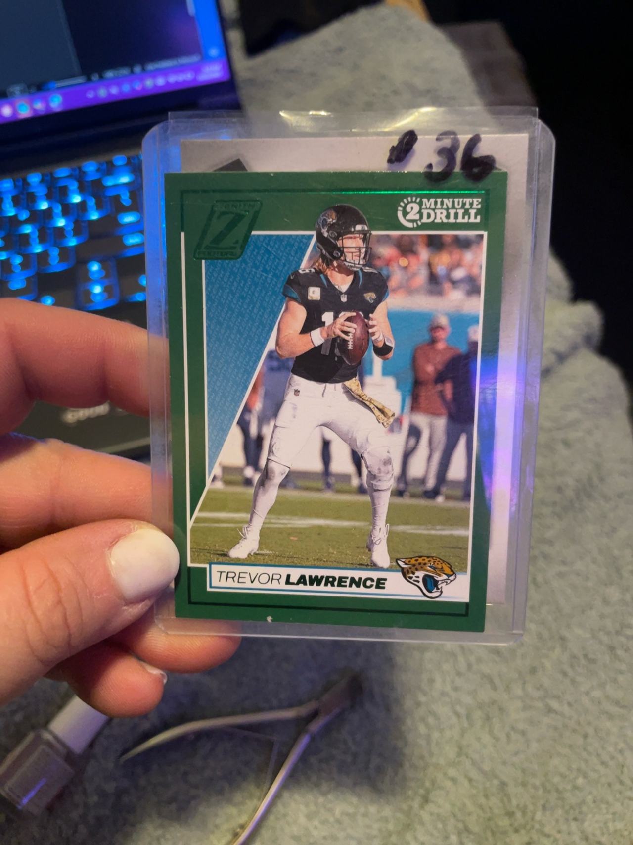 Panini Zenith Trevor Lawrence #44 Two Minute Drill