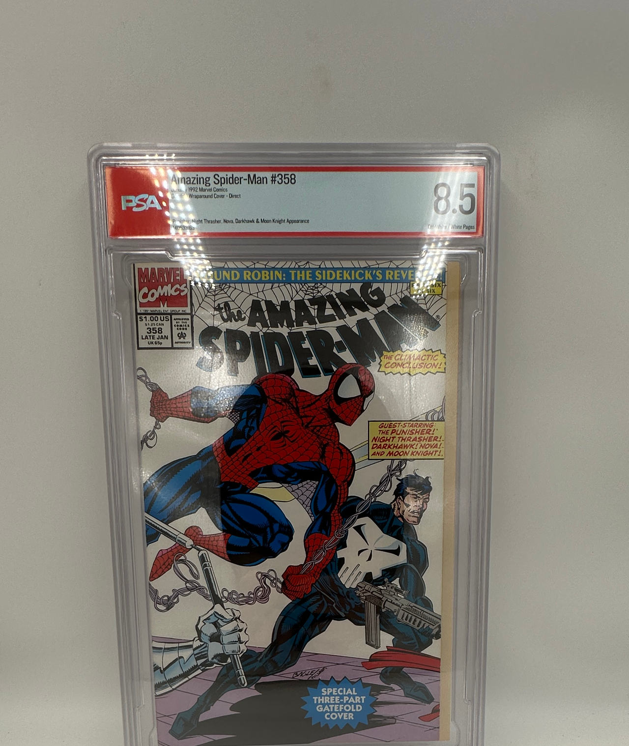 Amazing Spider-Man #358 PSA 8.5