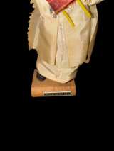 Vintage Israeli Rabbi Folk Art Doll with Torah - Image 4