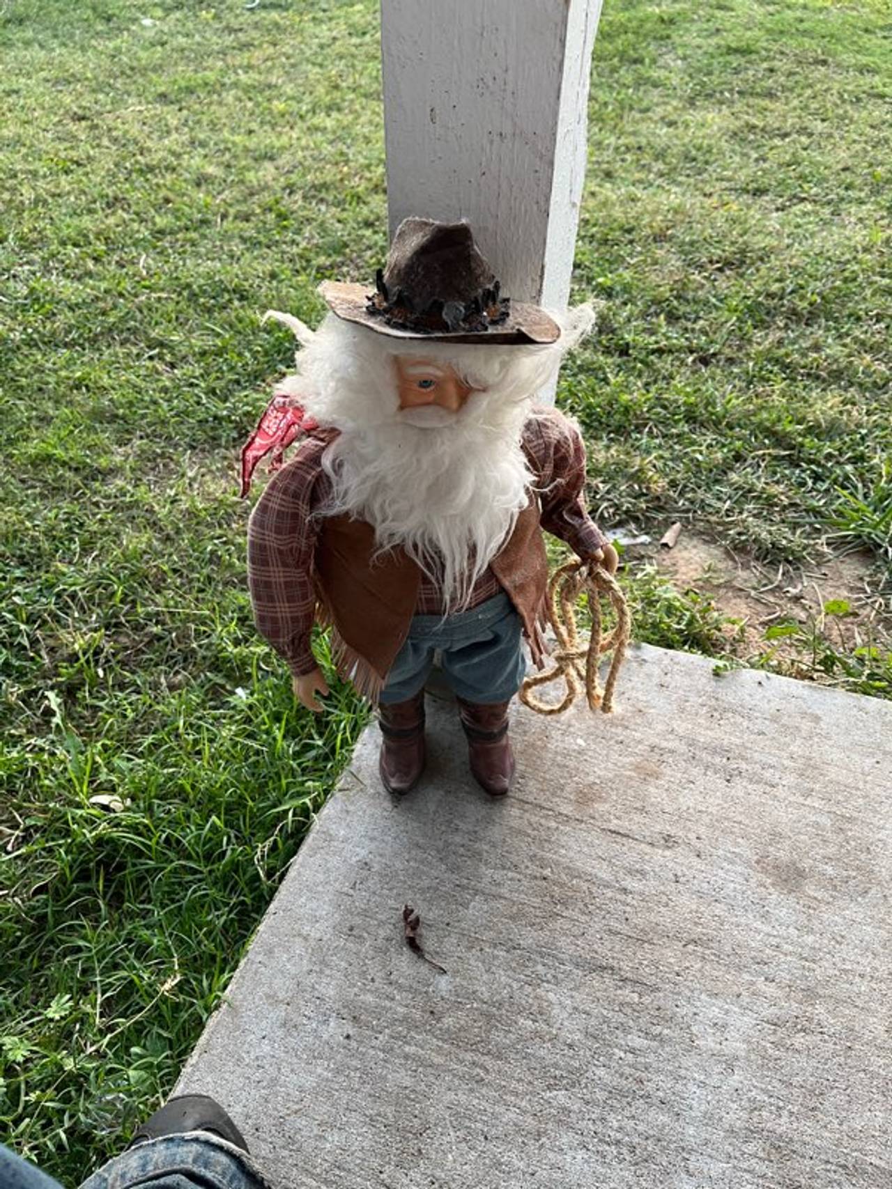 Cowboy Santa Claus Doll