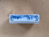 Vintage Blue and White Nautical Ship Metal Tin - Image 4