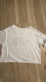 The North Face Women's Easy Cropped T-Shirt White - Image 2