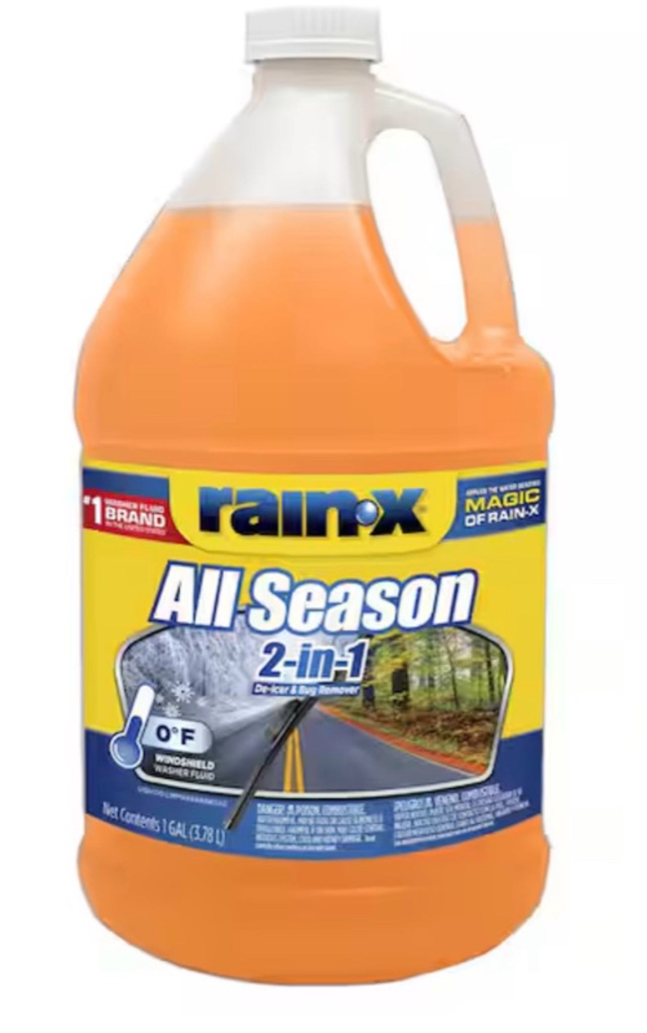Rain-X All-Season 2-in-1 Windshield Washer Fluid 1 Gallon
