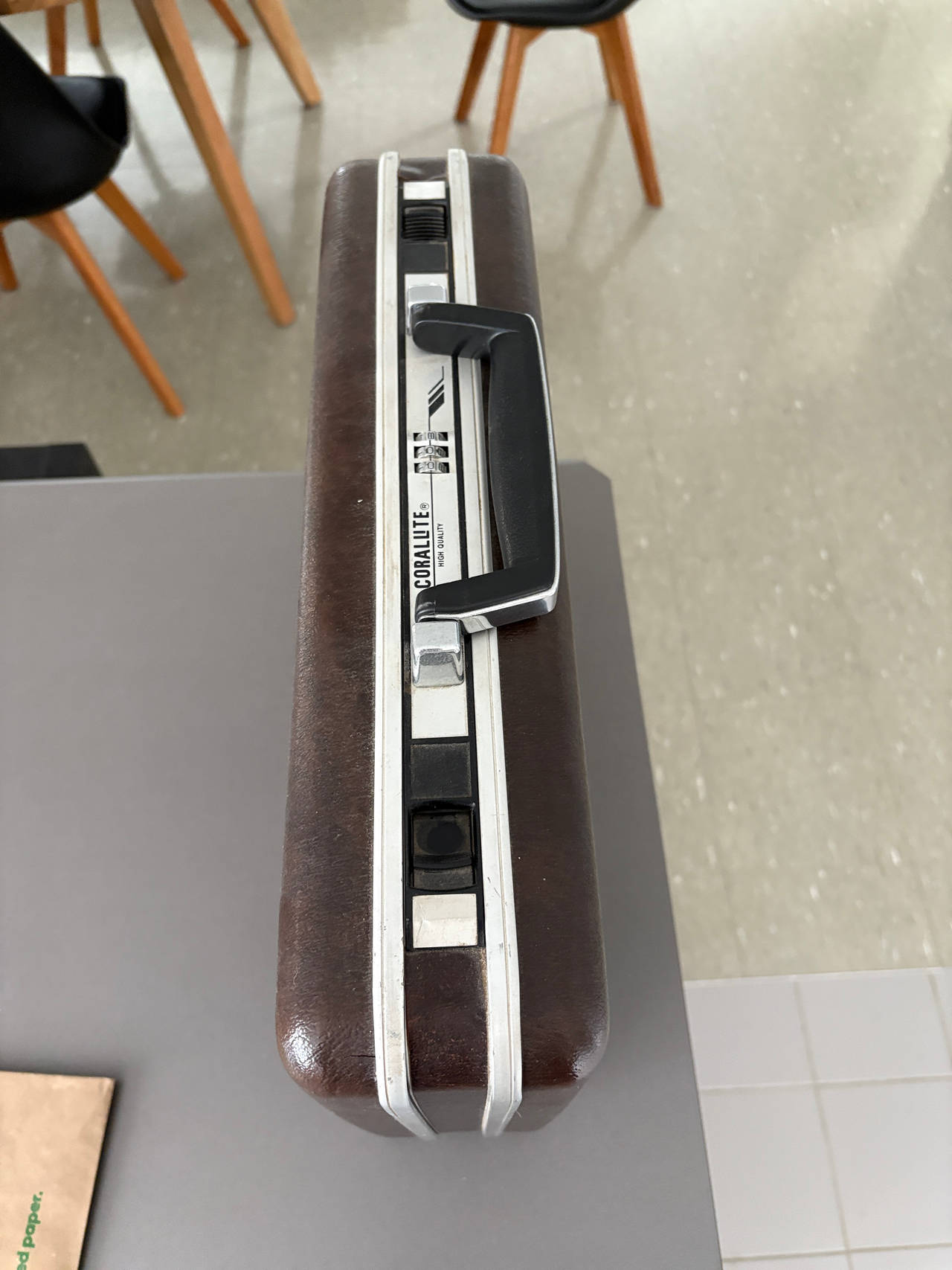 Coralite Vintage Briefcase