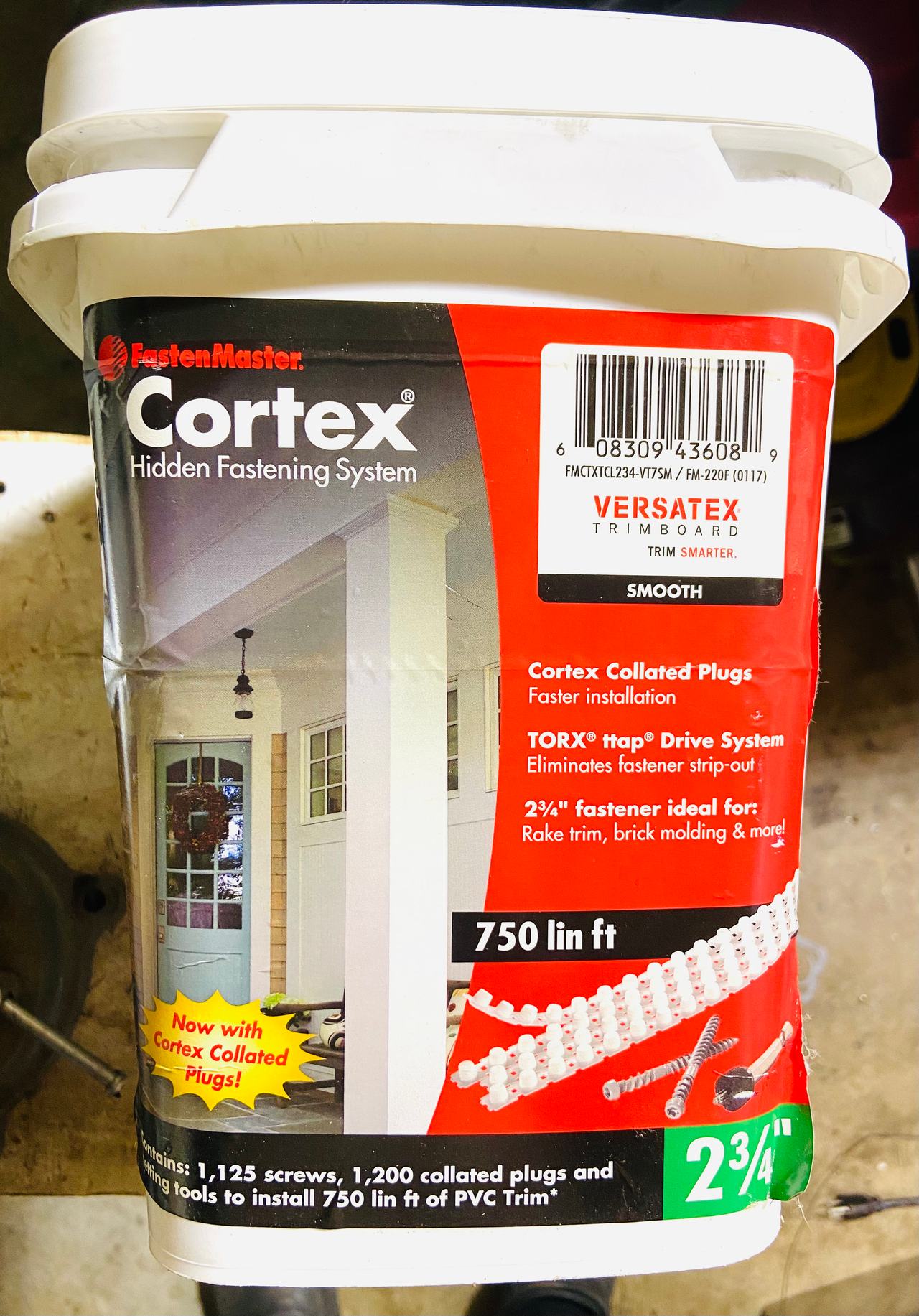 FastenMaster Cortex Hidden Fastening System for Versatex Trimboard