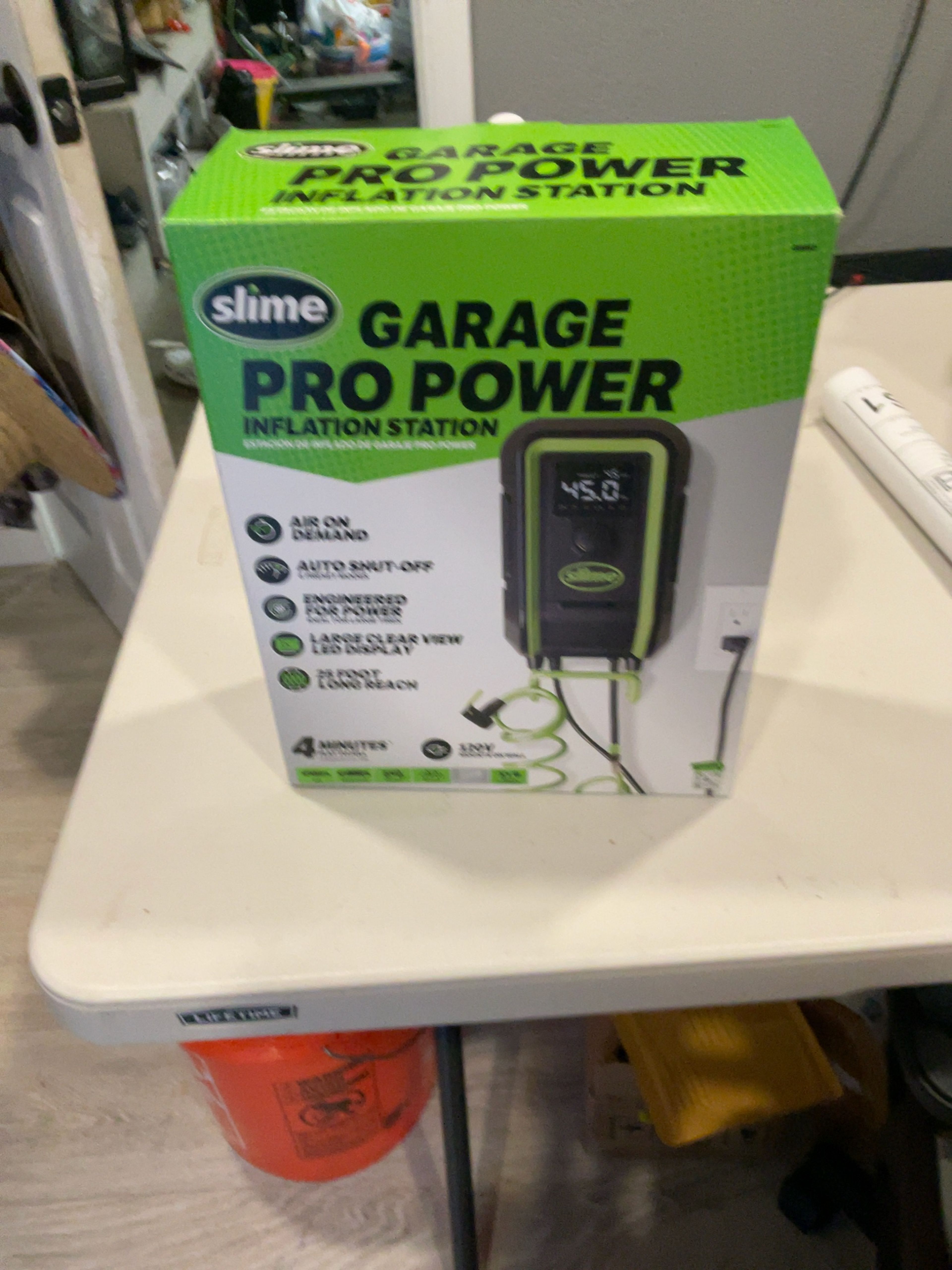 Slime Garage Pro Power Inflation Station Wall-Mounted