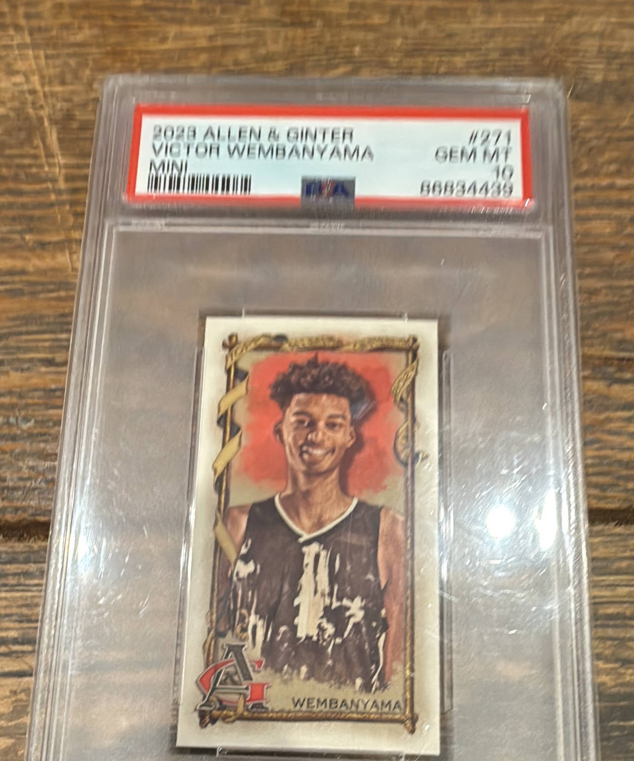 2023 Topps Allen & Ginter Victor Wembanyama Mini #271 PSA 10
