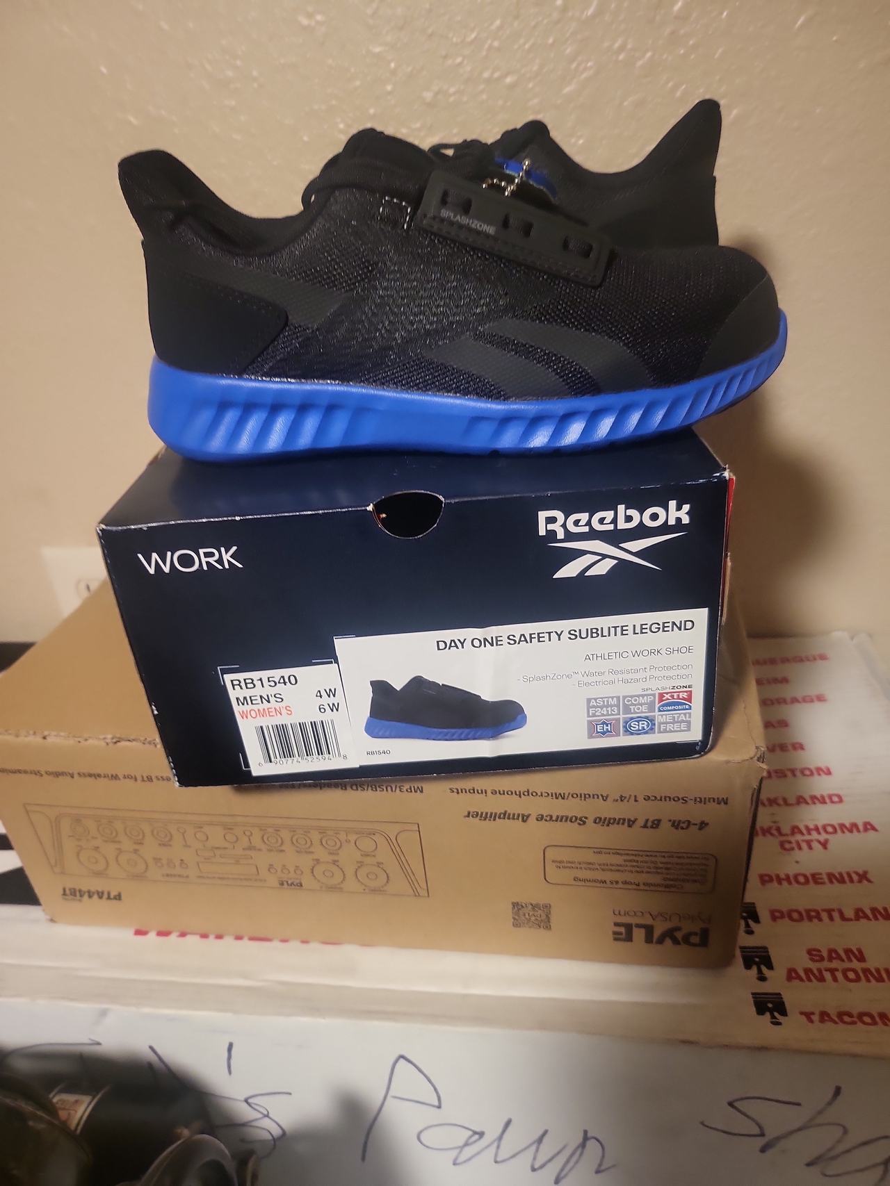 Reebok Day One Safety Sublite Legend Athletic Work Shoe
