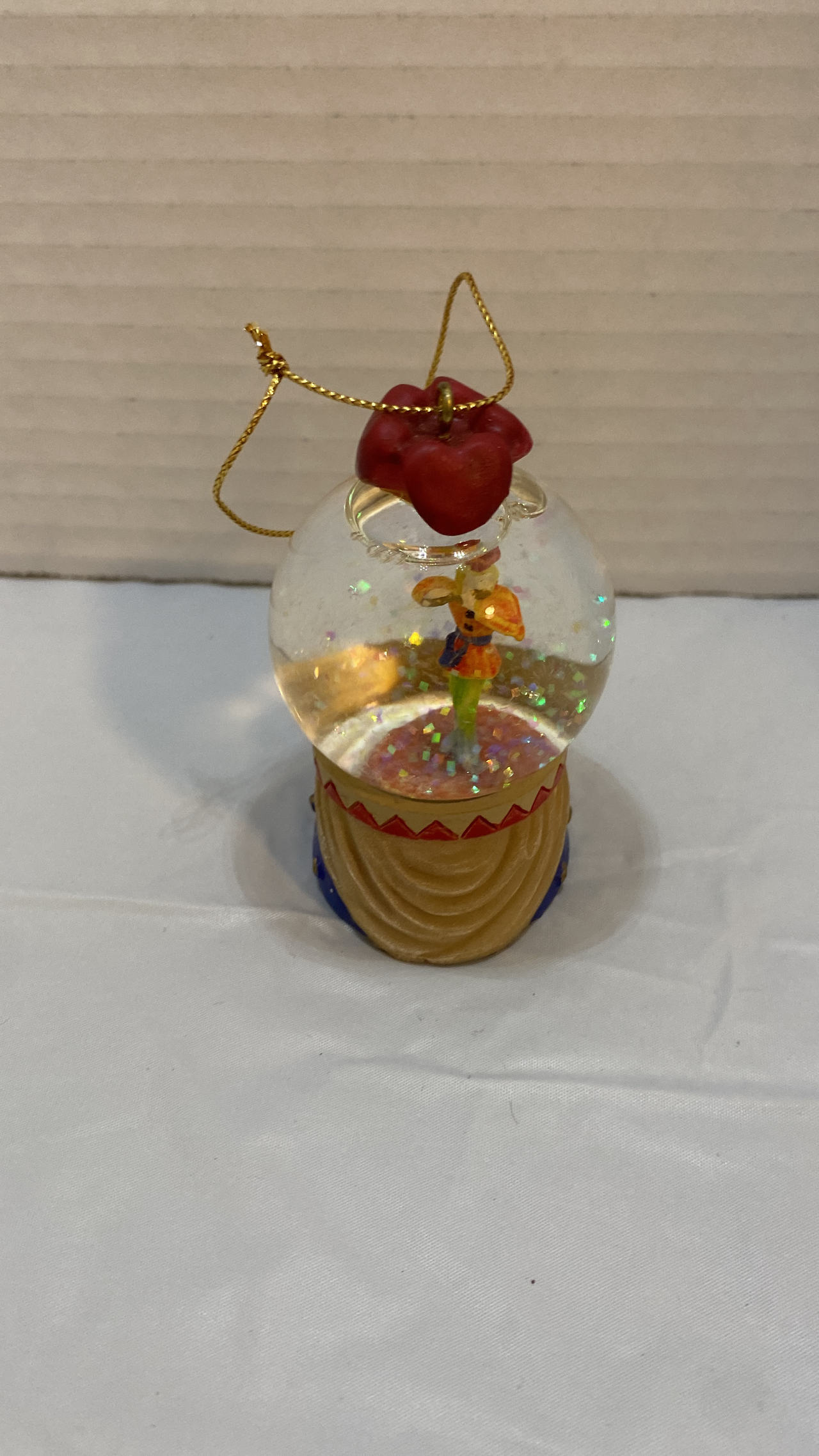 Glass Angel Snow Globe Ornament