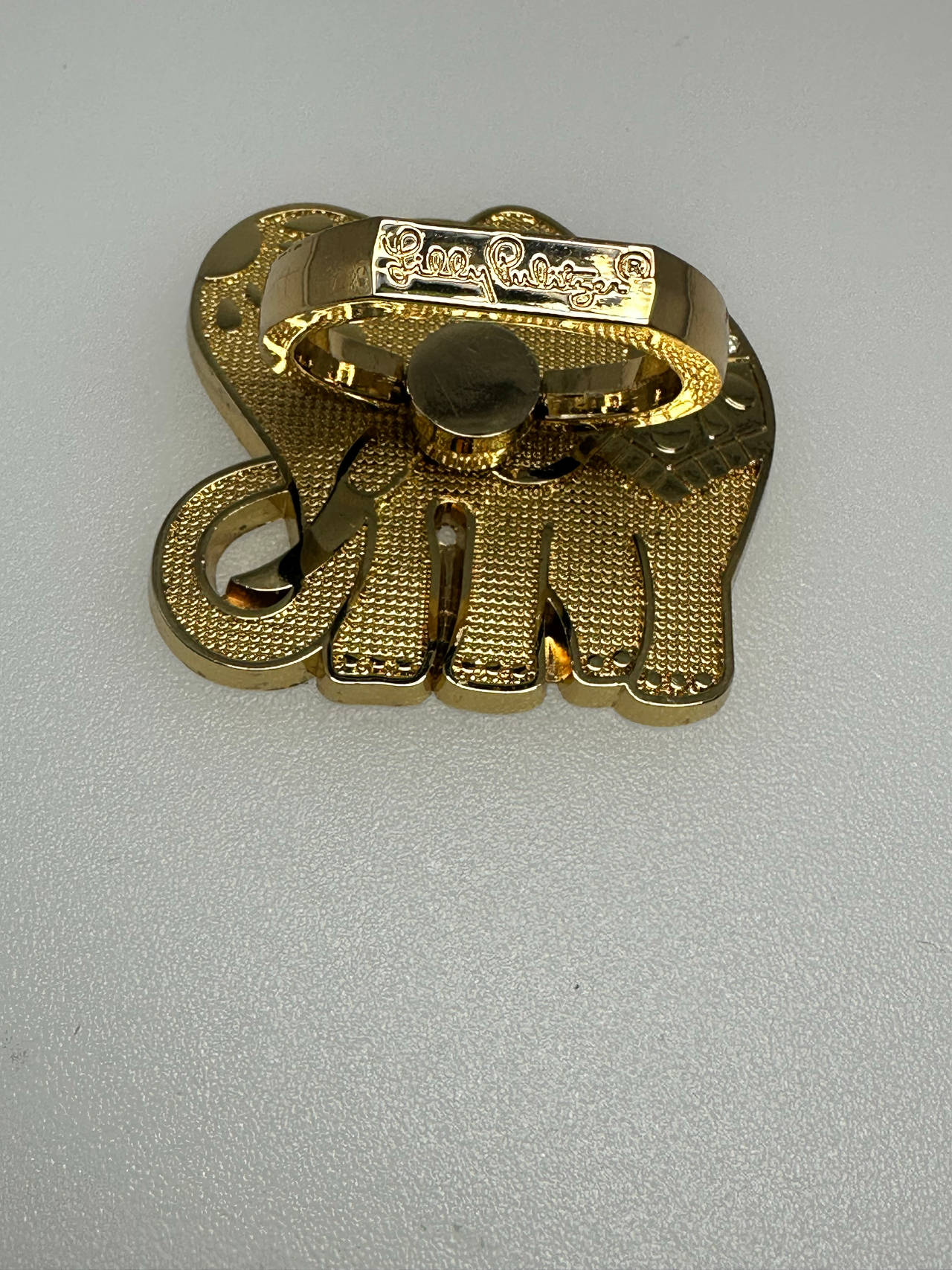 Lilly Pulitzer Elephant Phone Ring Holder
