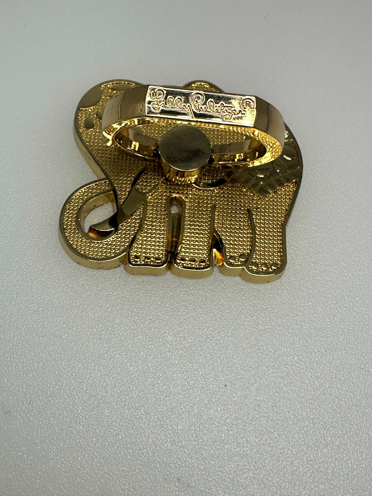 Lilly Pulitzer Elephant Phone Ring Holder