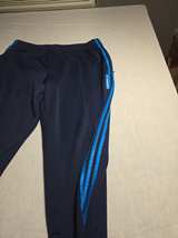 Adidas Vintage Trefoil Mens Track Pants Large blue - Image 2