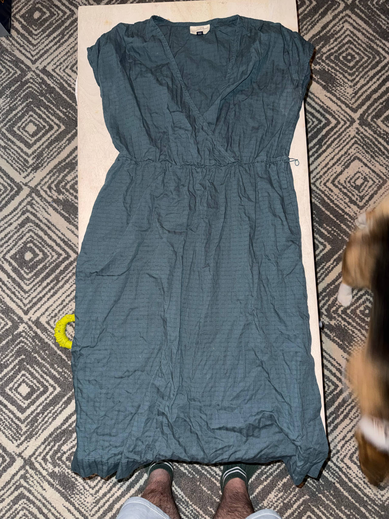 Universal Thread Short Sleeve Wrap Midi Dress
