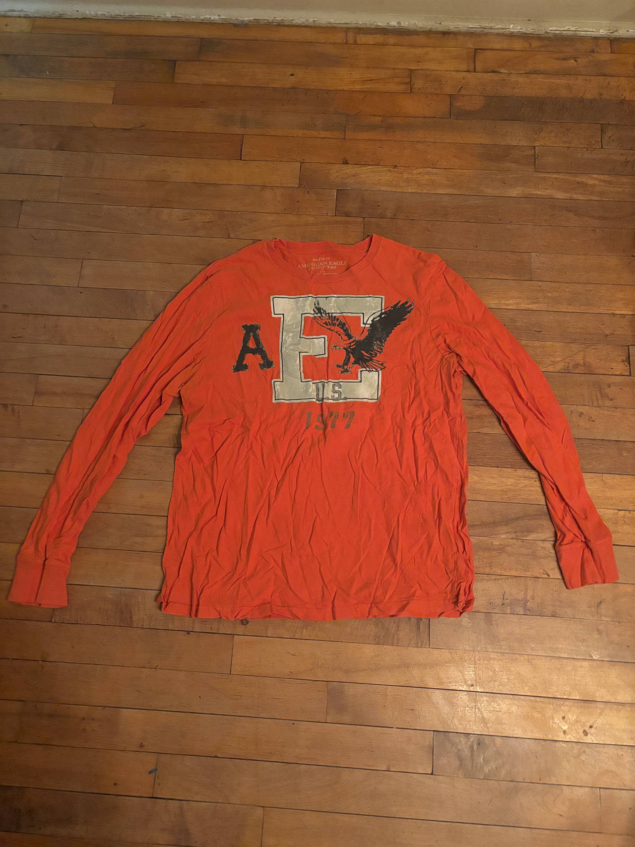 American Eagle Graphic Long Sleeve T-Shirt men’s large