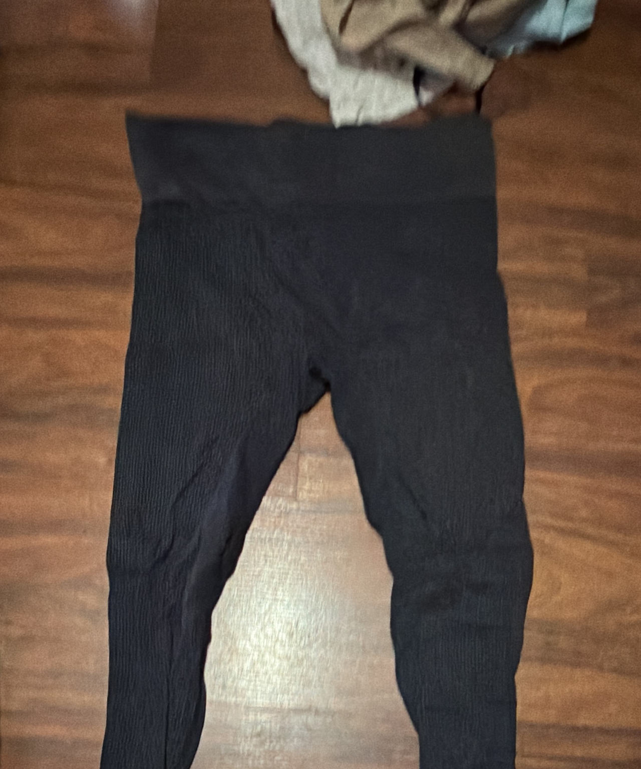 No Boundaries Ribbed High-Waisted Leggings