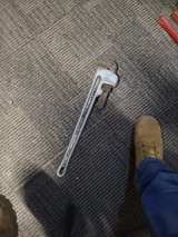 RIDGID 824 Aluminum Straight Pipe Wrench, 24-inch - Image 1