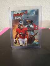 Bucky Irving Tampa Bay Buccaneers Custom Art Trading Card - Image 2