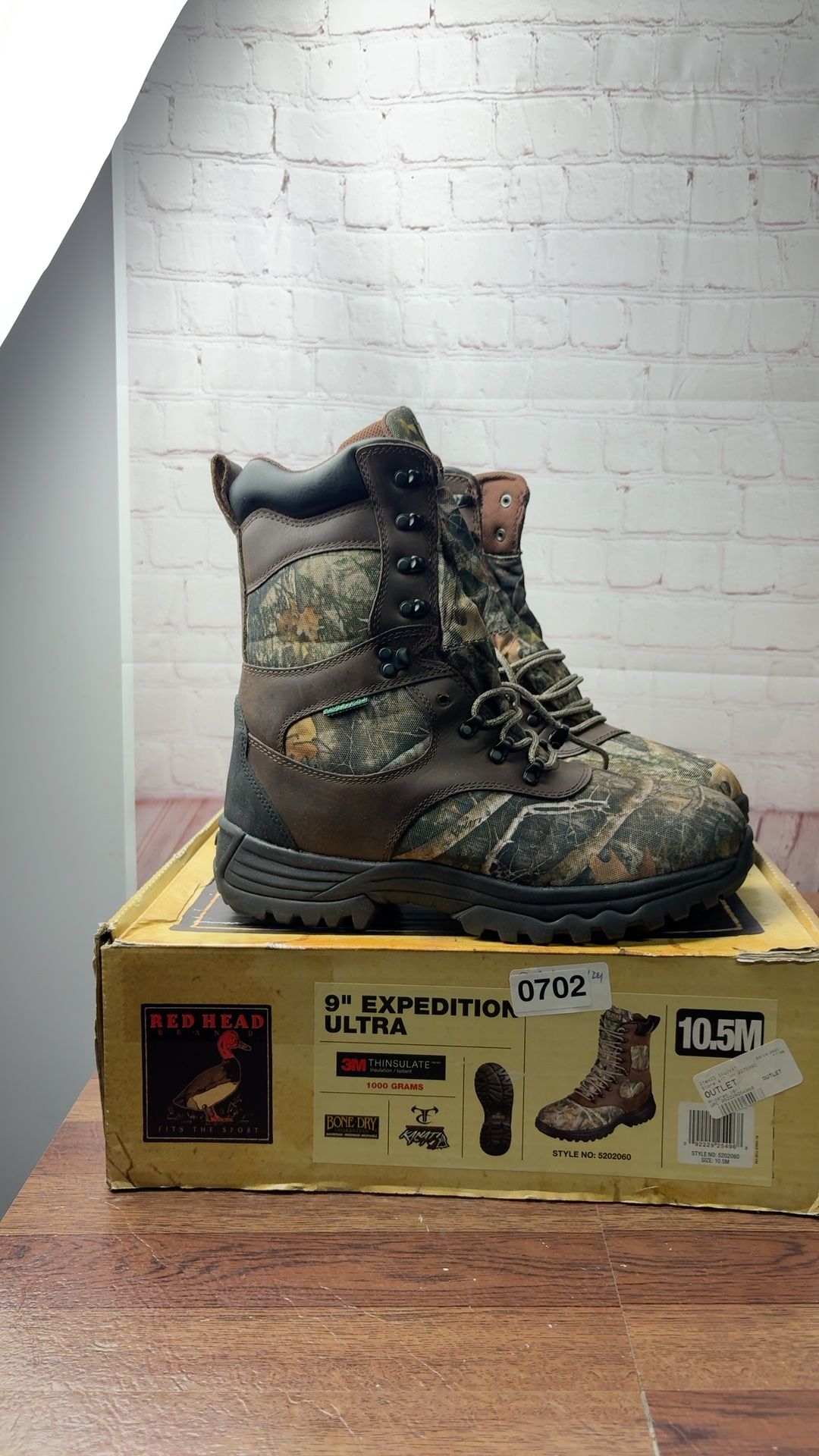 RedHead Expedition Ultra BONE-DRY Insulated Waterproof Hunting Boots for Men