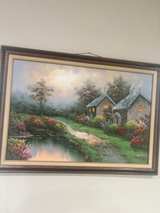 Martino Cottage Landscape Oil Painting - Image 3