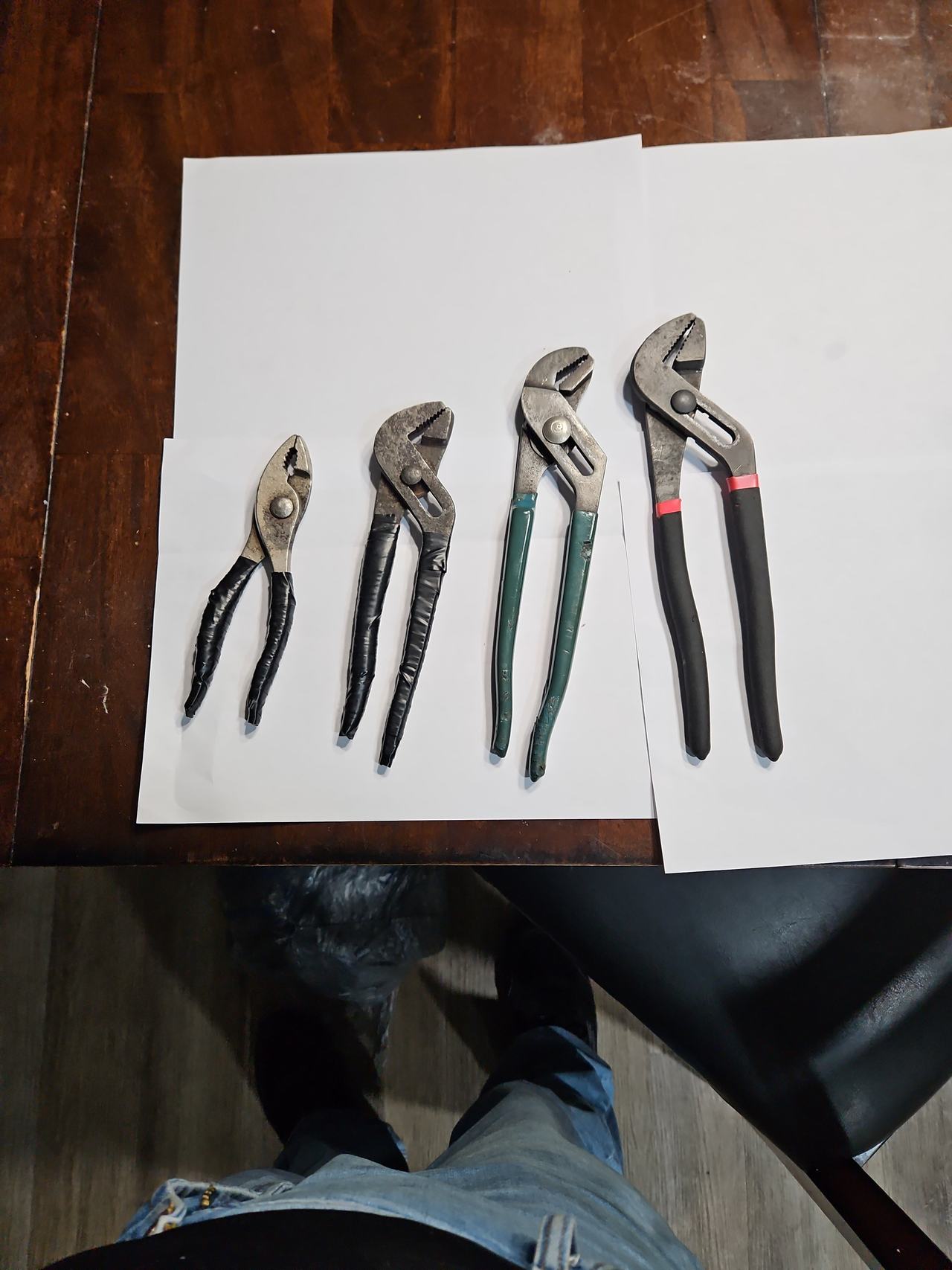 Assorted Slip Joint and Tongue & Groove Pliers Set