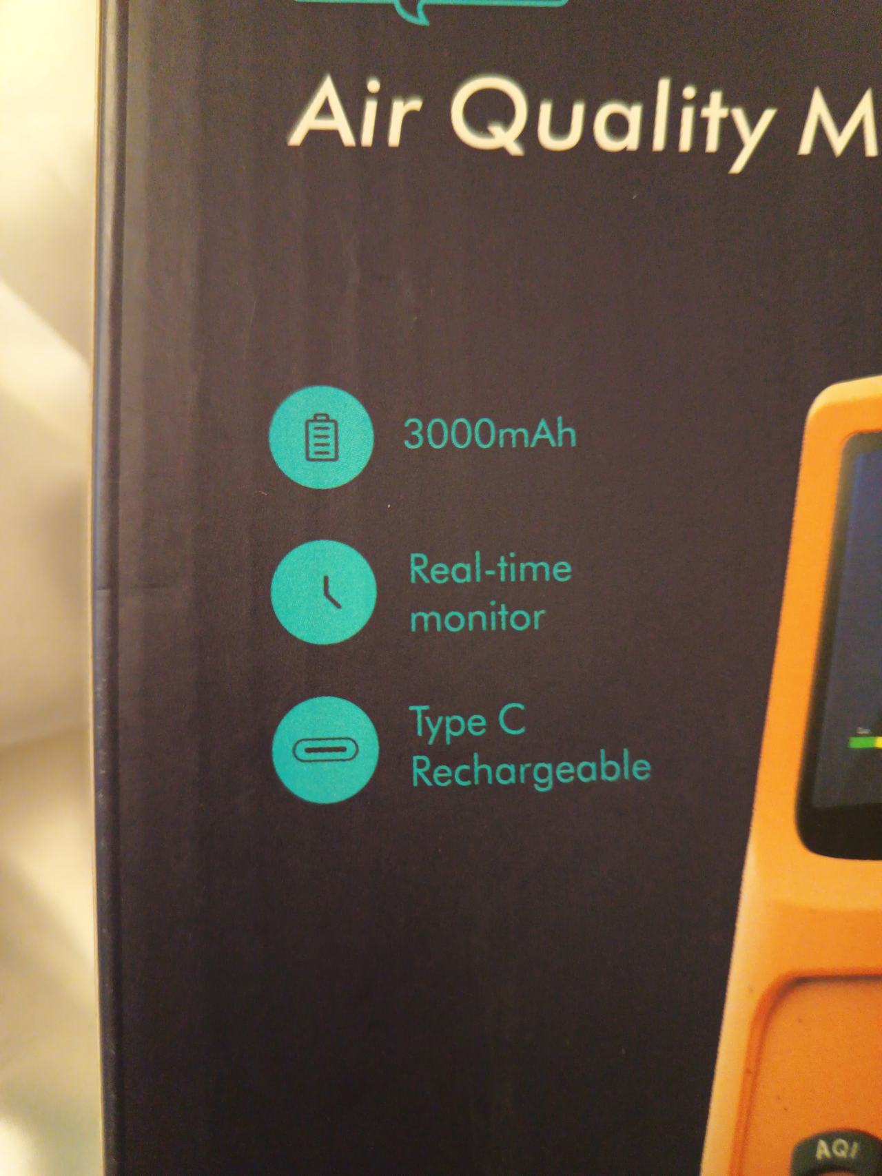 6-in-1 Portable Air Quality Monitor