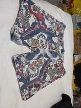 True Religion Butterfly Print Denim Shorts - Image 1