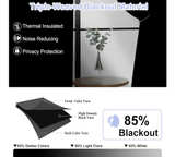 Ava Blush Blackout Curtains for Bedroom 96 Inches Long 2 Panels, 52x95" - Image 5