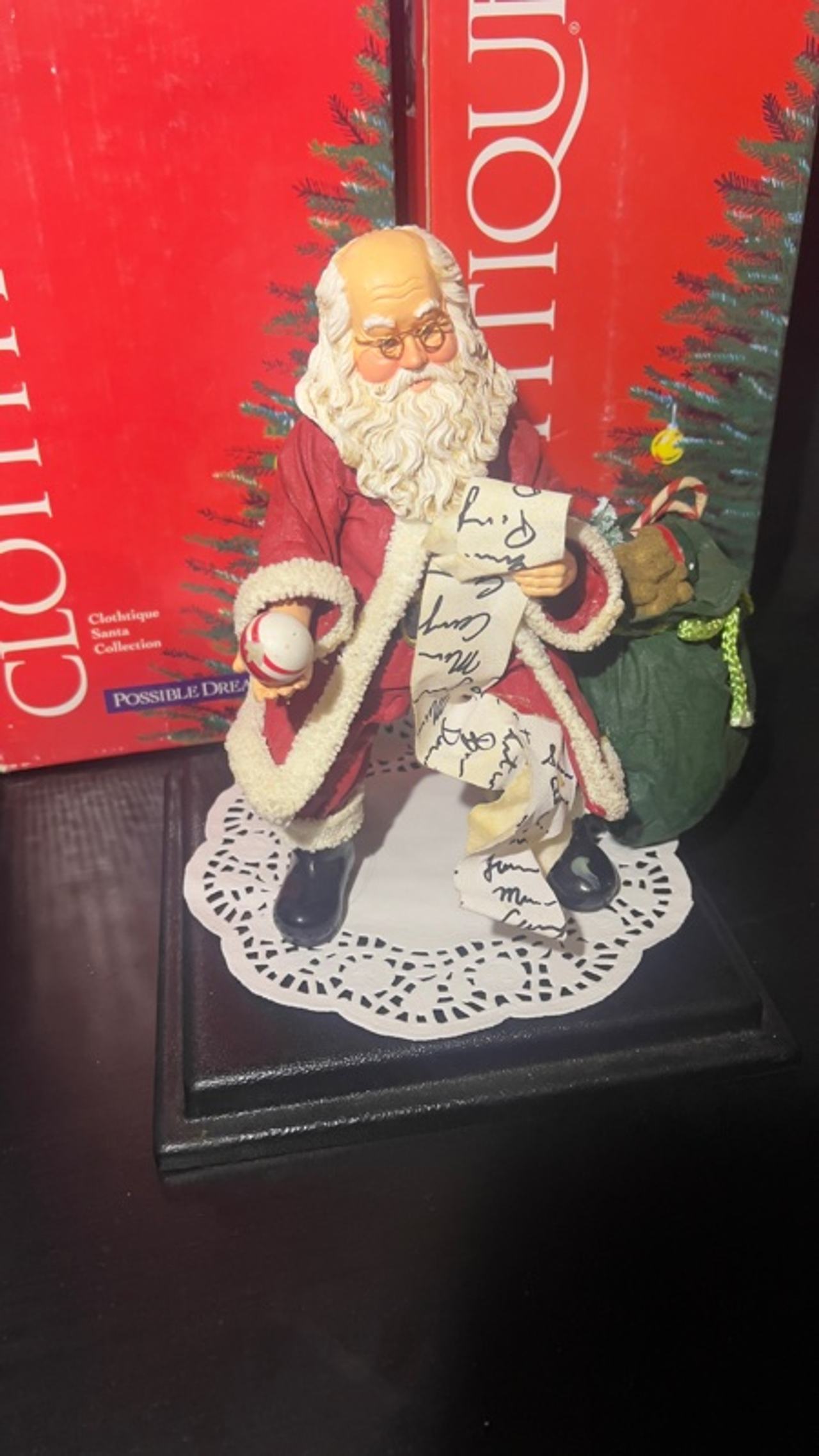 Possible Dreams Vintage Santa Claus Figurine 11"