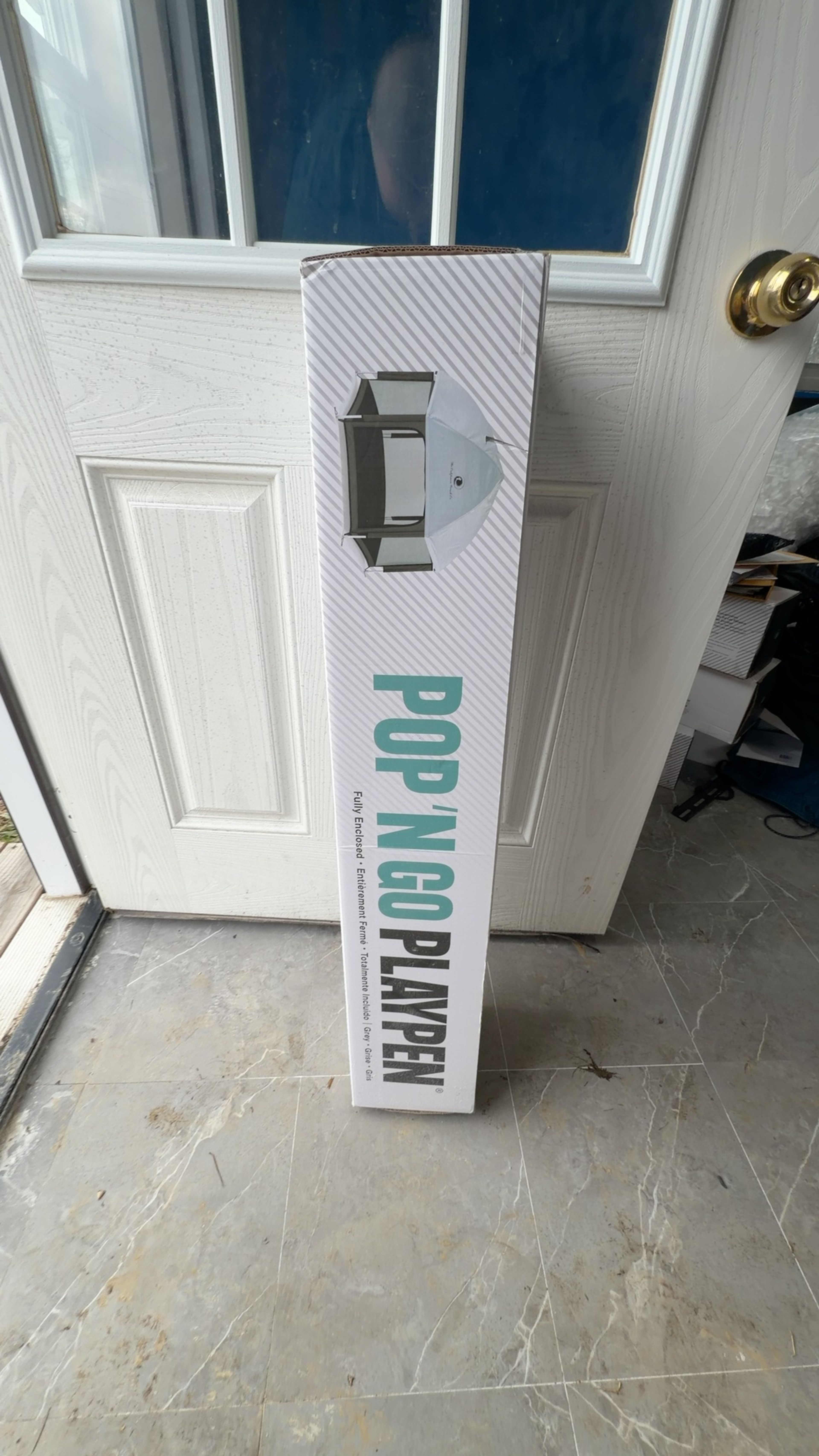 California Beach Co Pop 'N Go Playpen Grey