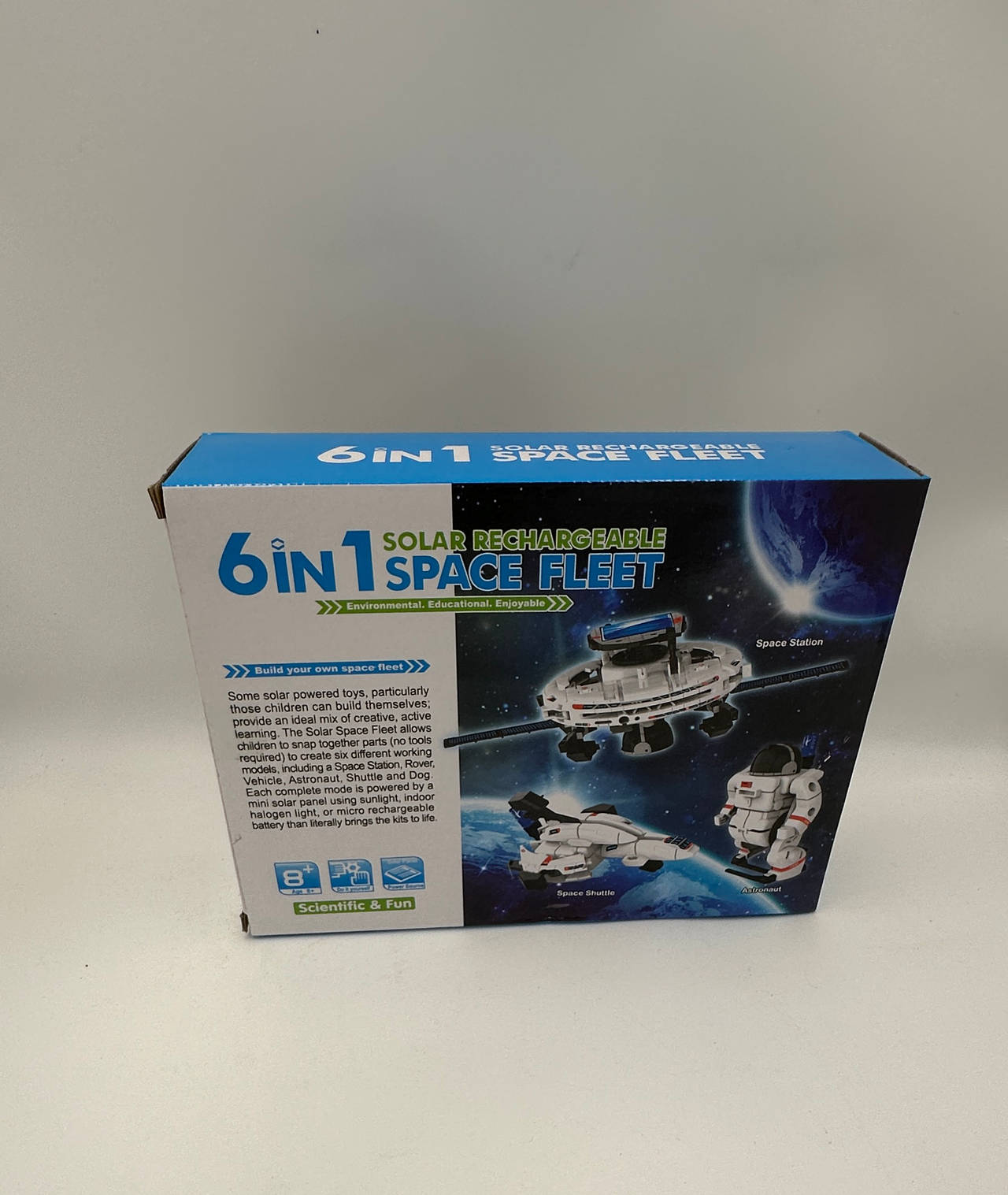 6 in 1 Solar Rechargeable Space Fleet Kit