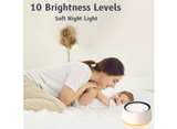 (White) Noise Sound Machine with 30 Soothing Sounds 12 Colors Night Light White - Image 4