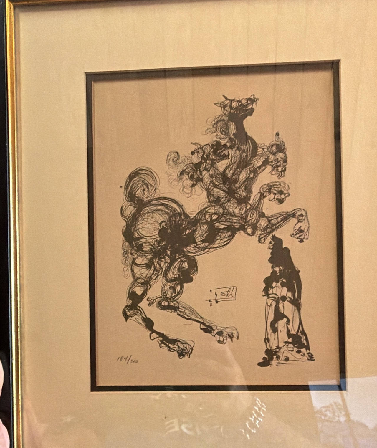 Salvador Dalí Le Cheval de Triomphe Lithograph 184/500