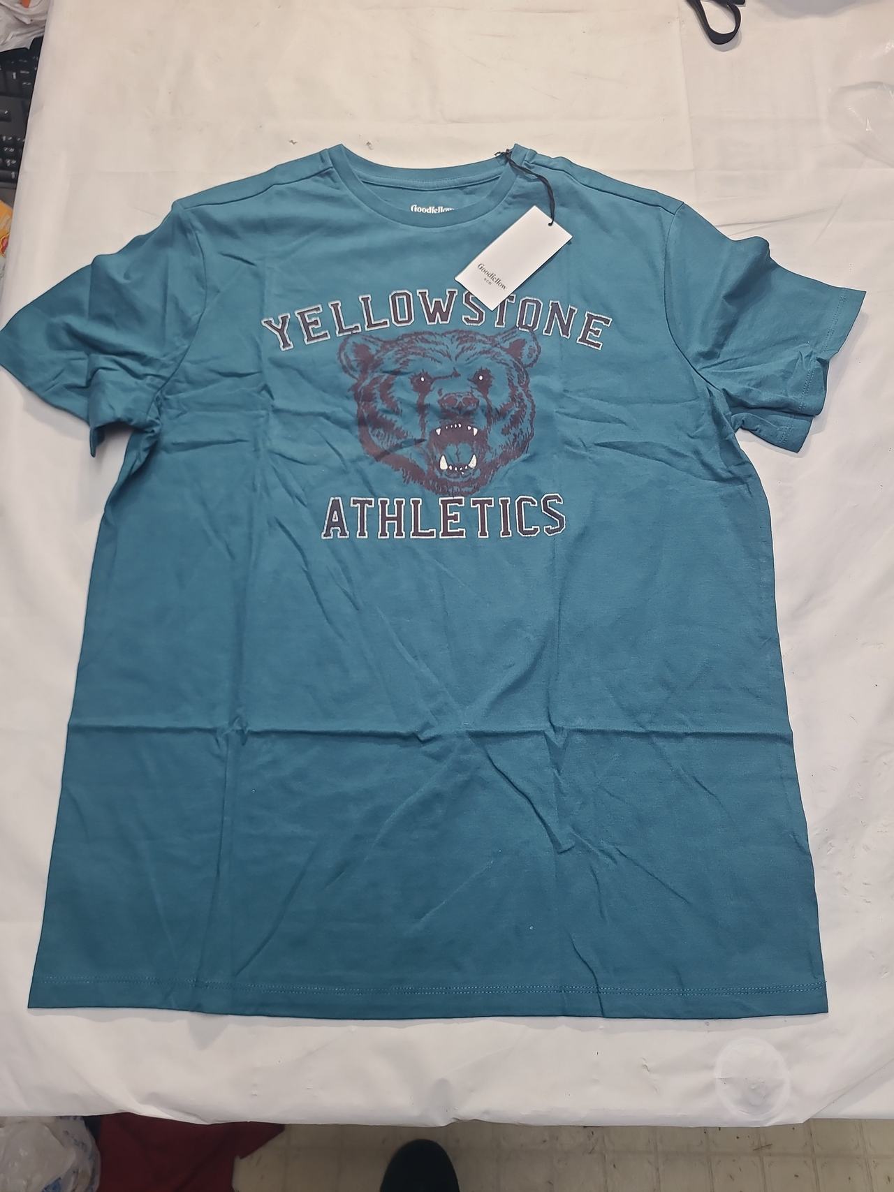 Goodfellow & Co Men's Yellowstone Athletics Graphic T-Shirt