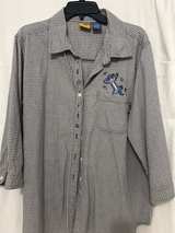 Pooh Woman Tigger Embroidered Gingham Shirt - Image 4