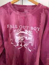 Fall Out Boy Red Tie Dye SWEATER XXL - Image 2