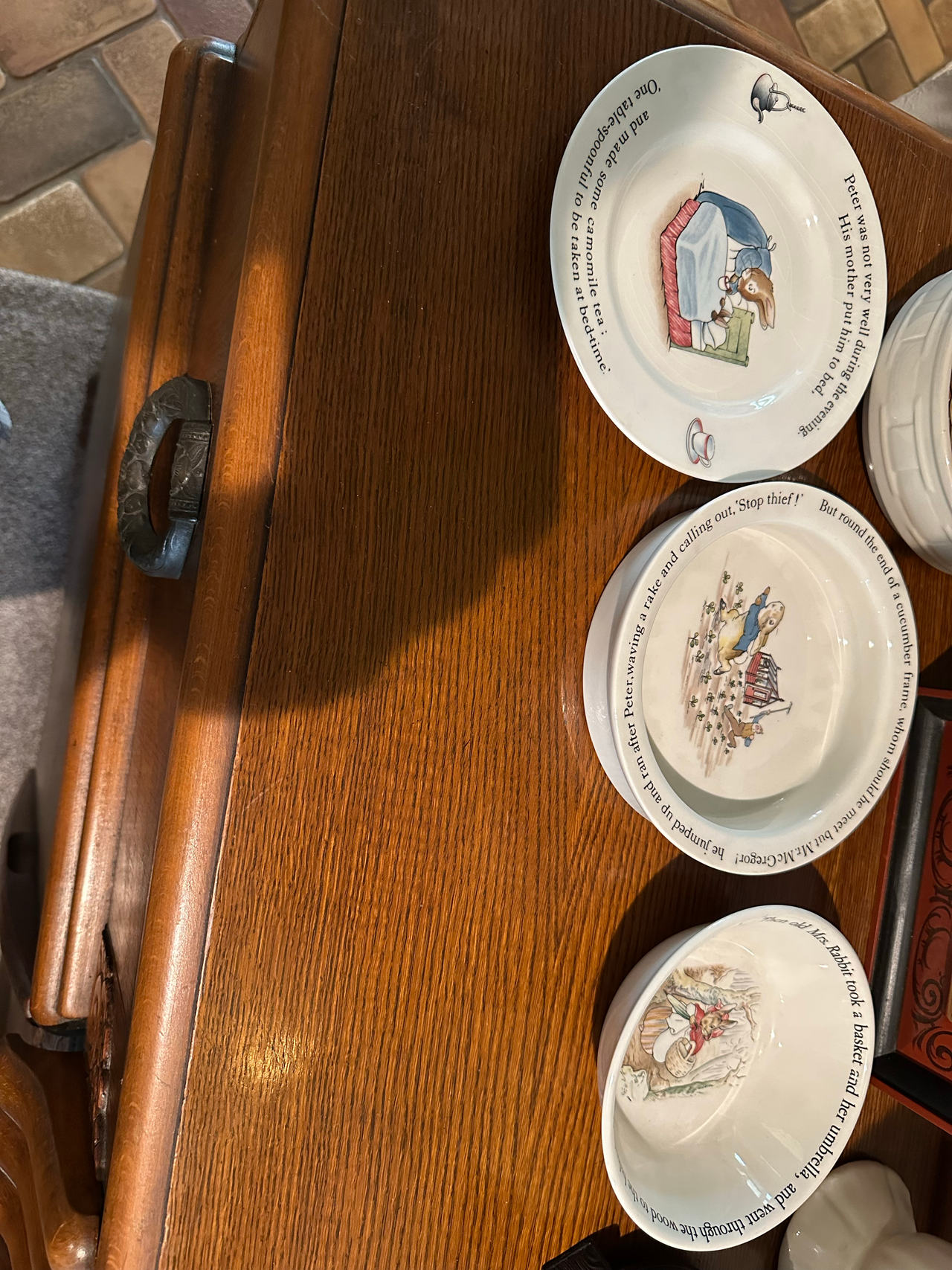 Wedgwood Peter Rabbit 3-Piece Nursery Set
