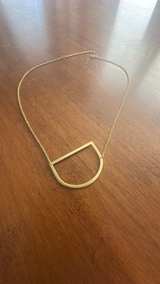 Gold-Tone Initial Letter D Necklace - Image 1