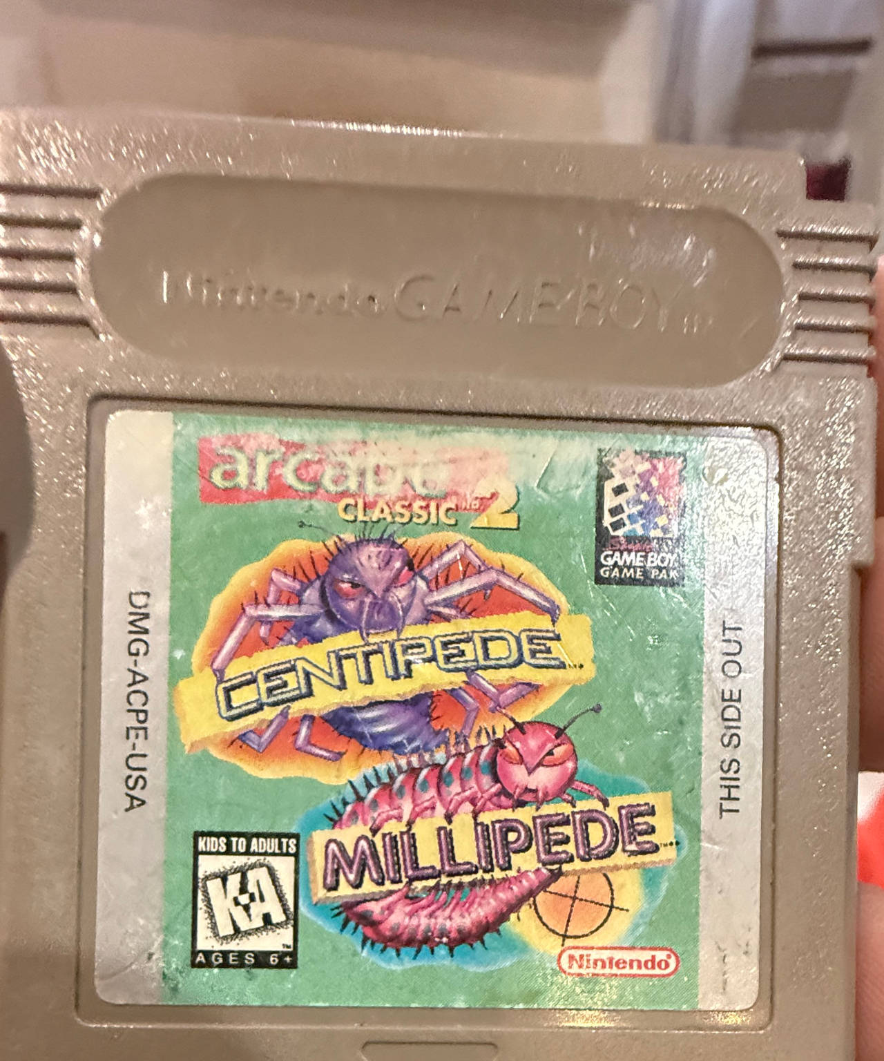 Arcade Classic No. 2: Centipede / Millipede (Game Boy)
