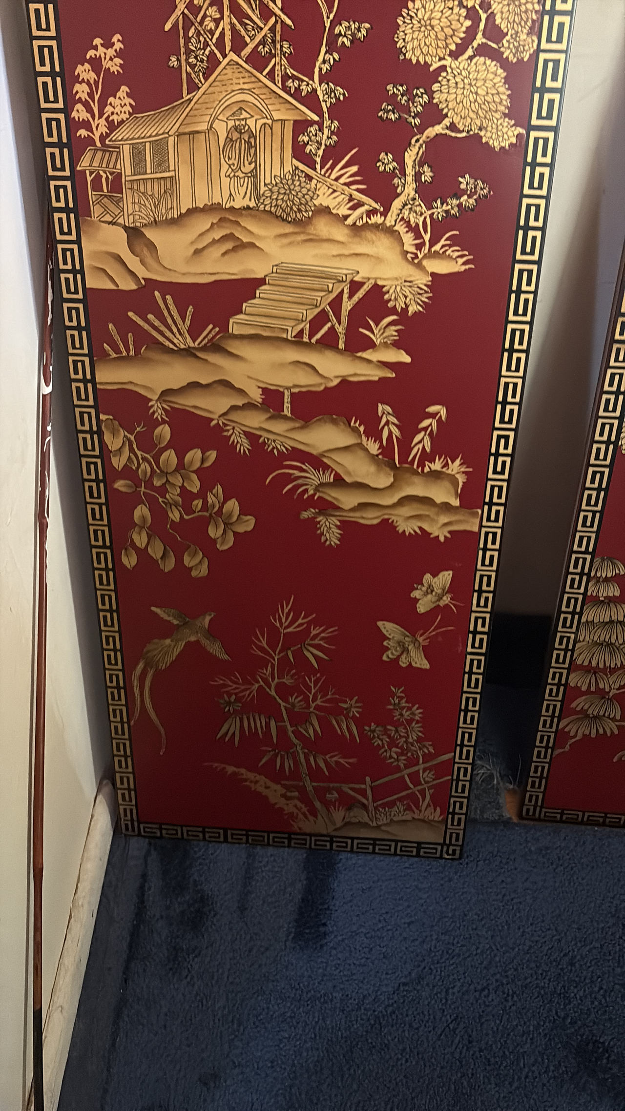 Chinese Chinoiserie Decorative Panel