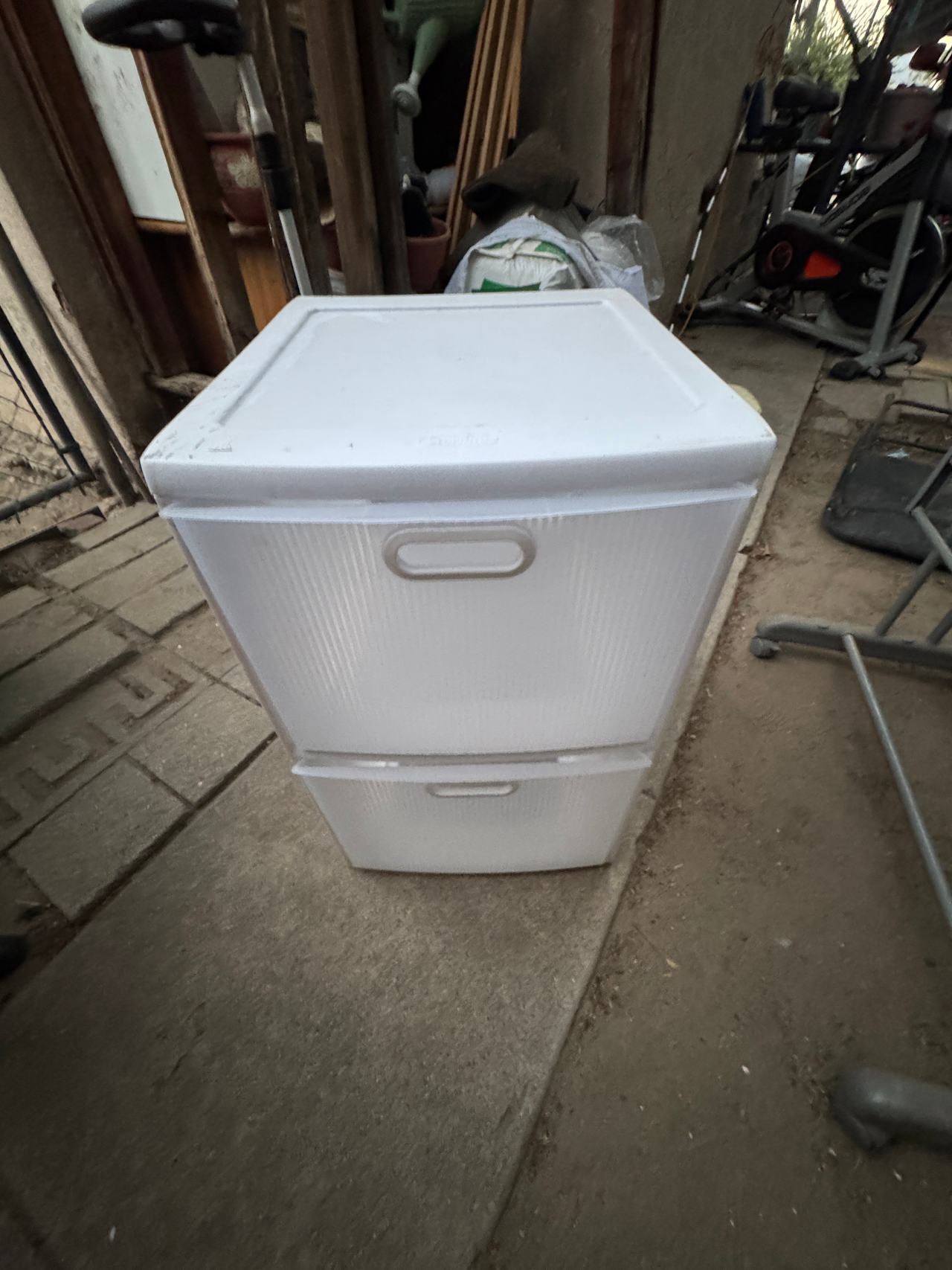 Plastic 2-Drawer Storage Organizer