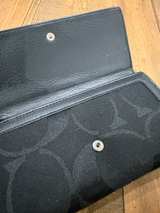 Coach Trifold Wallet Black - Image 4