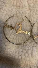Baby Phat Logo Hoop Earrings - Image 4
