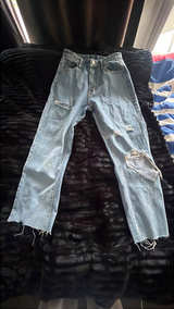 Distressed Straight Leg Jeans - Image 2